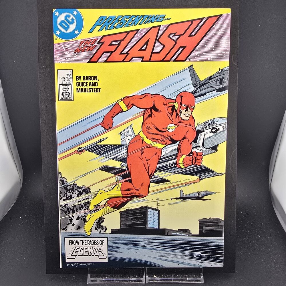The Flash #1 (1987) DC Comics - 1st Wally West Solo Series - Key Issue VF/NM